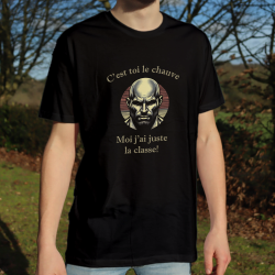 T-shirt "C'est toi le chauve, moi j'ai juste la classe"