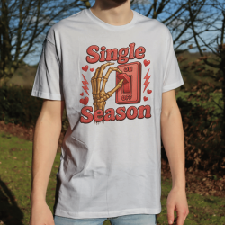 T-Shirt Saint Valentin "Single Season"