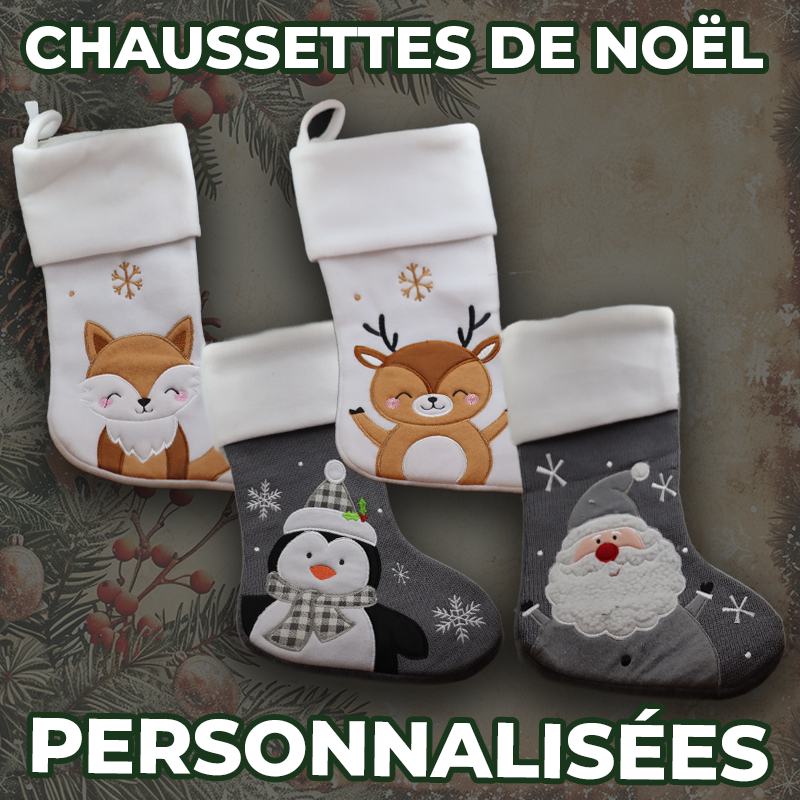 Chaussettes de Noël personnalisable